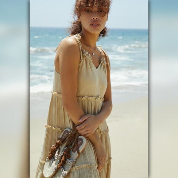 • A023 • Charlie Holiday Senorita Tier Maxi Dress - Picture 3 of 9